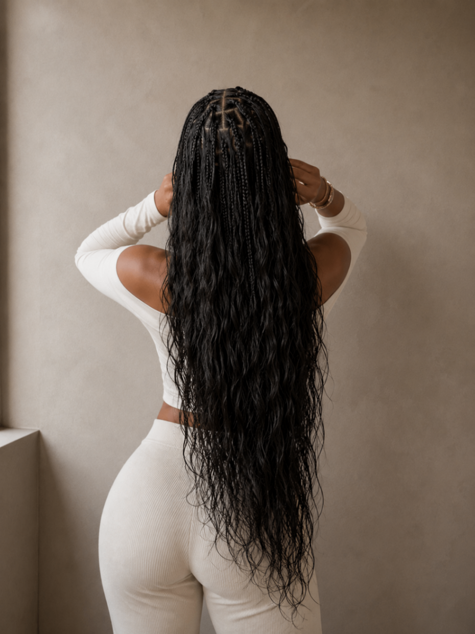 Boho Knotless Braids