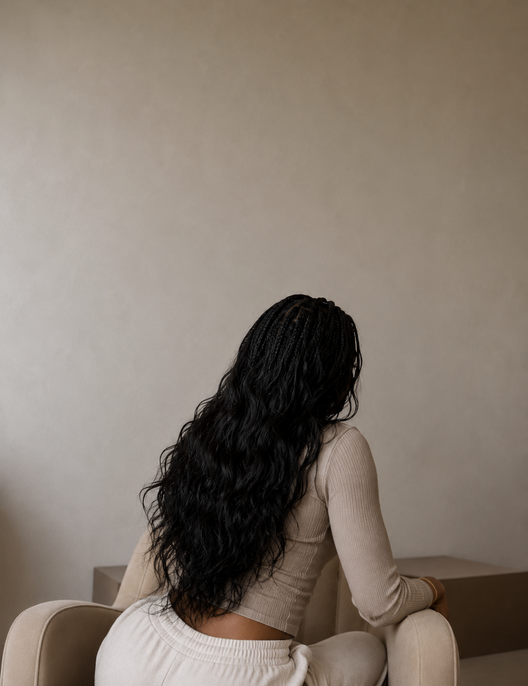 Large Knotless Braids