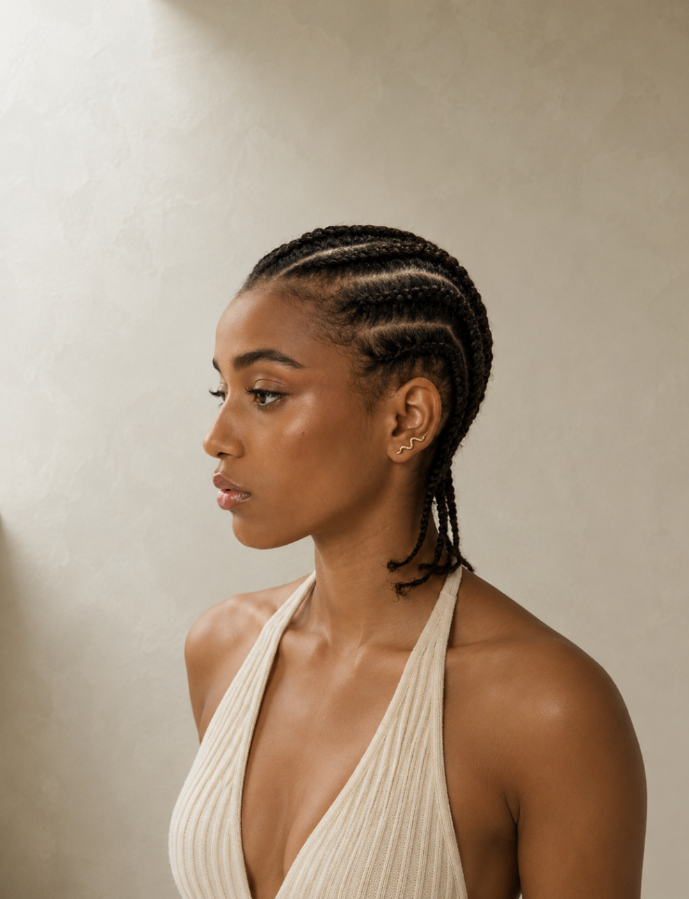 Straight Back Cornrows