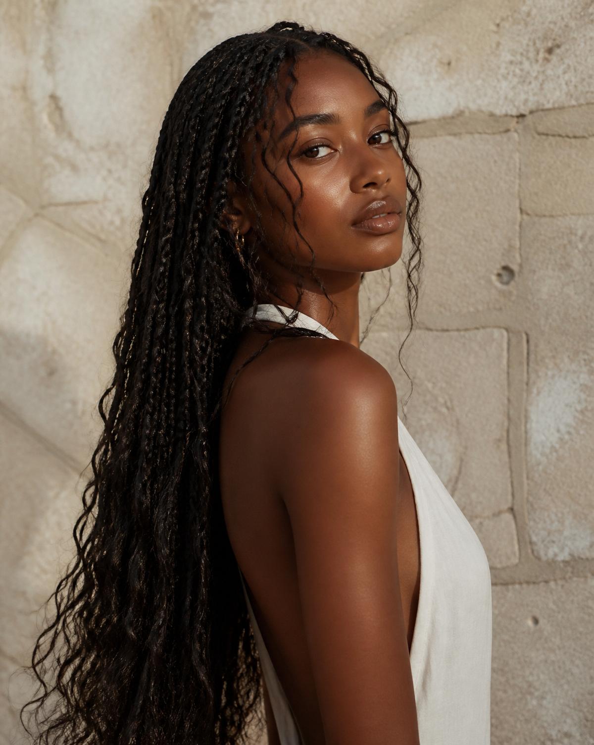 Boho Knotless Braids