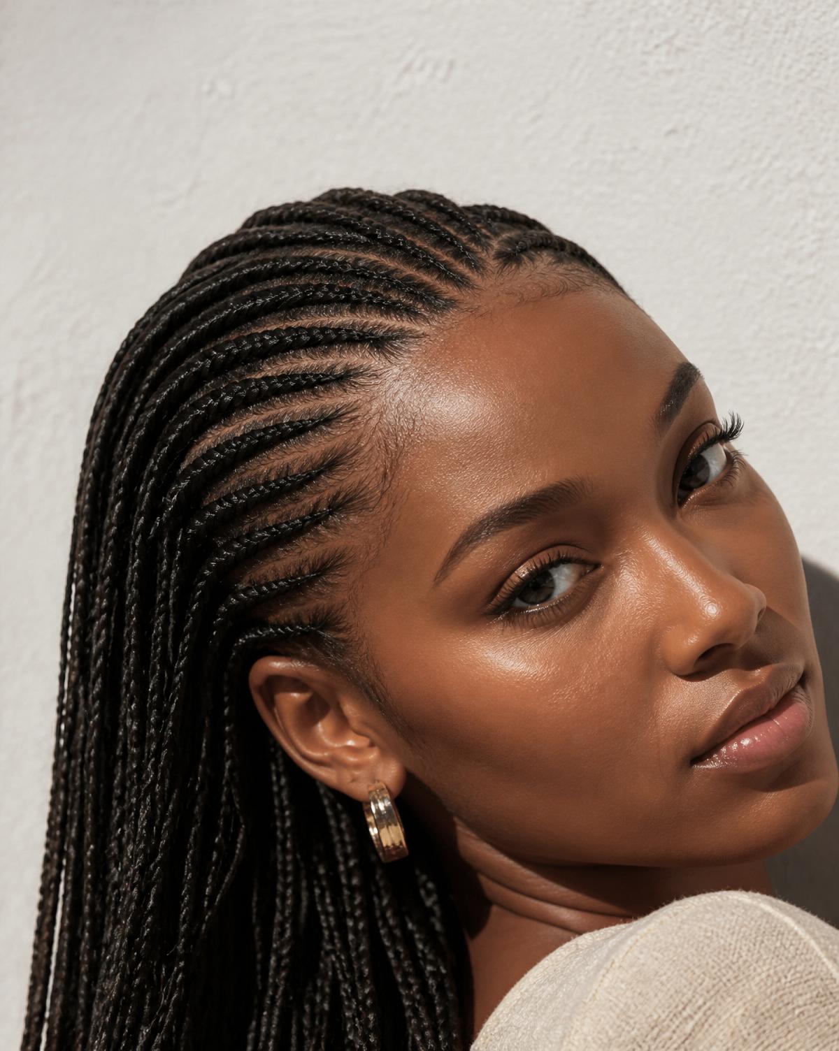 Small Knotless Braids